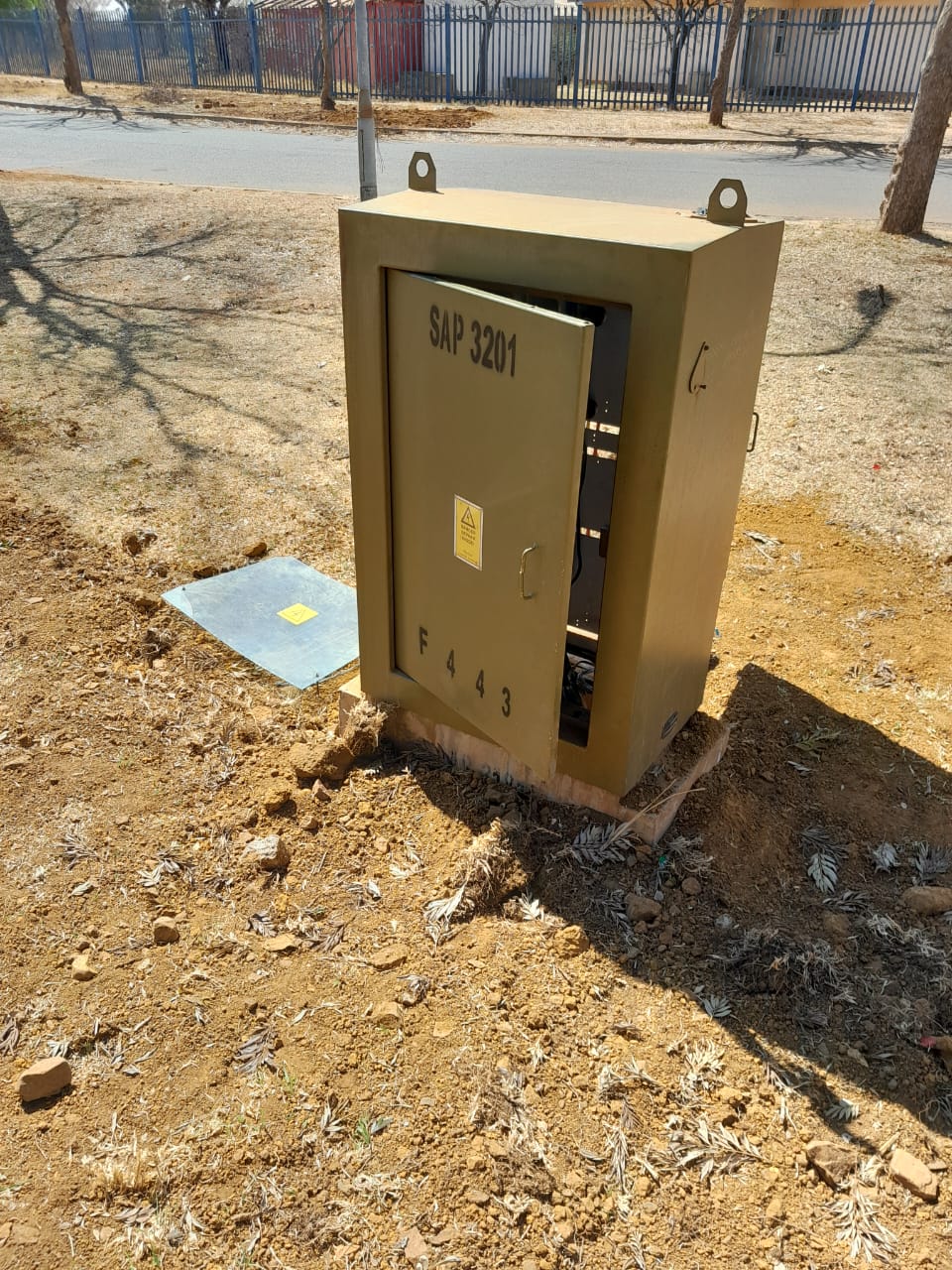 Outdoor electrical distribution kiosk SAP 3201 installed by Danford Electrical in Gauteng
